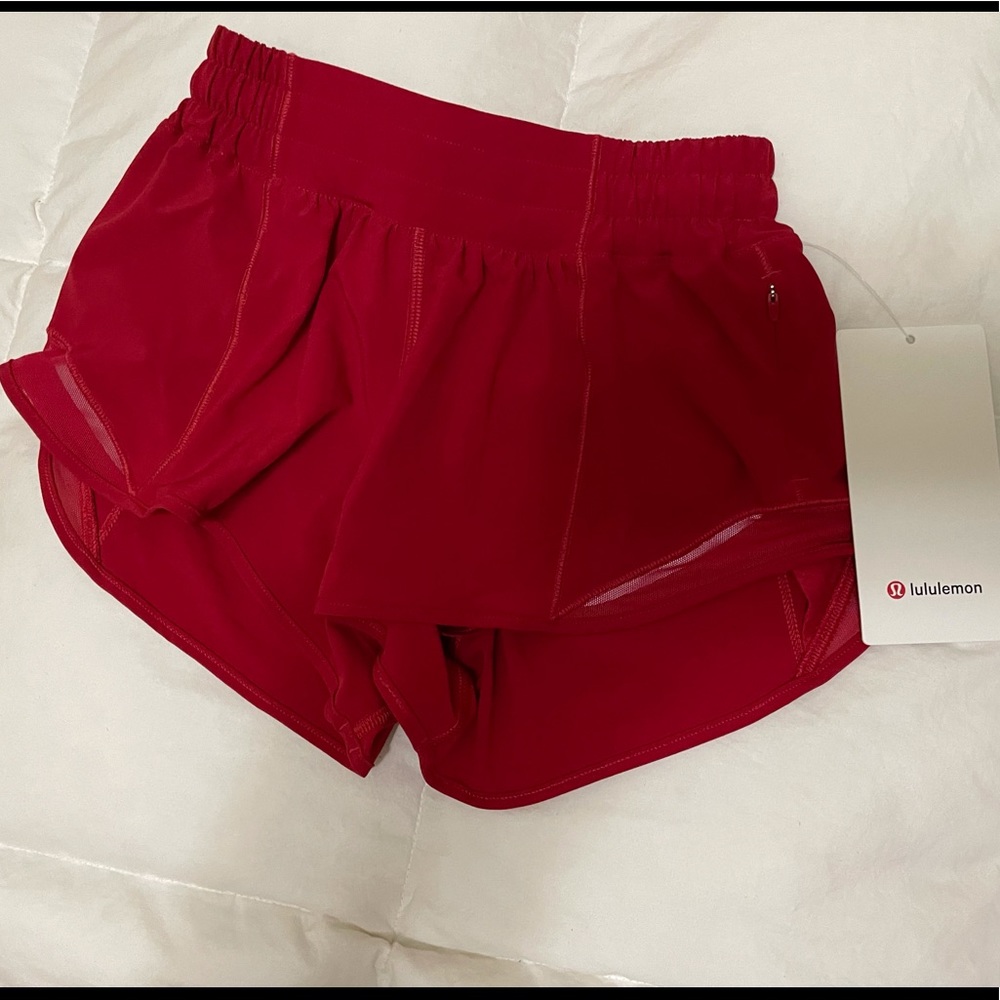 Hotty hot shorts 2.5” sz 2 dark red